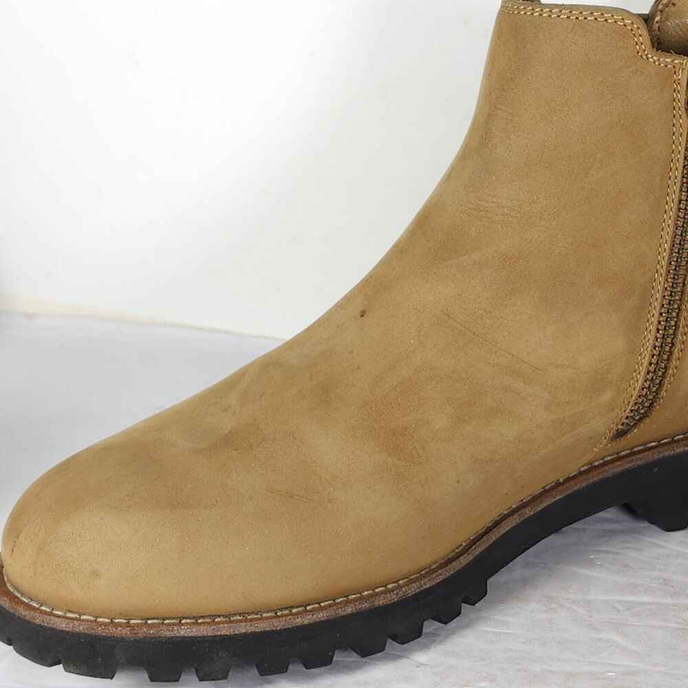 Samuel Hubbard Women's US 9,5 Ginger Nubuck Leather Pull On Ankle Chelsea Boots - Picture 15 of 16